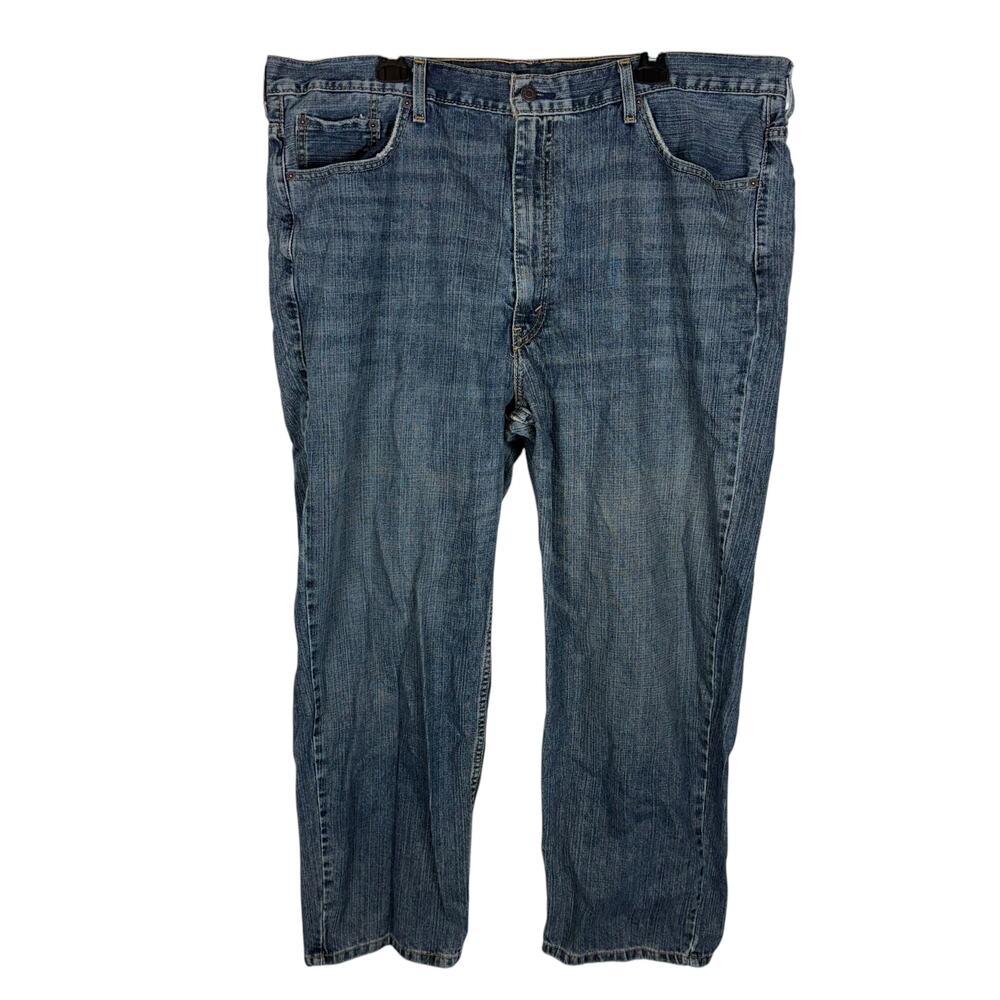 Levi's 550 Jeans Men 43x29 Blue Denim High-Rise Relaxed Fit Straight Leg Zip Fly